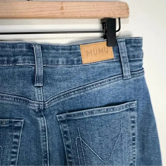 NWT Show Me your Mumu Reba Denim Maxi Skirt size 27 - Picture 13 of 16